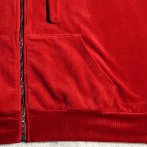 Torrid Ruby Red Velour Zip Hoodie 2X - Picture 7 of 11